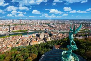 une vue panoramique de Lyon pour séminaire d'entreprise